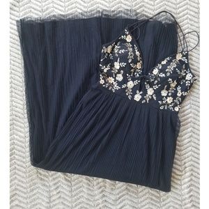 Adian Mattox Blue Gown